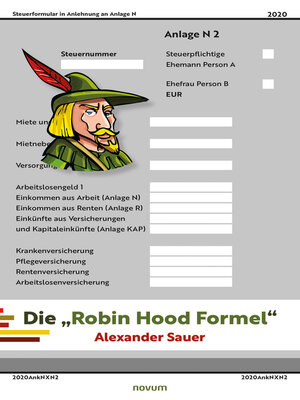 cover image of Die "Robin Hood Formel"